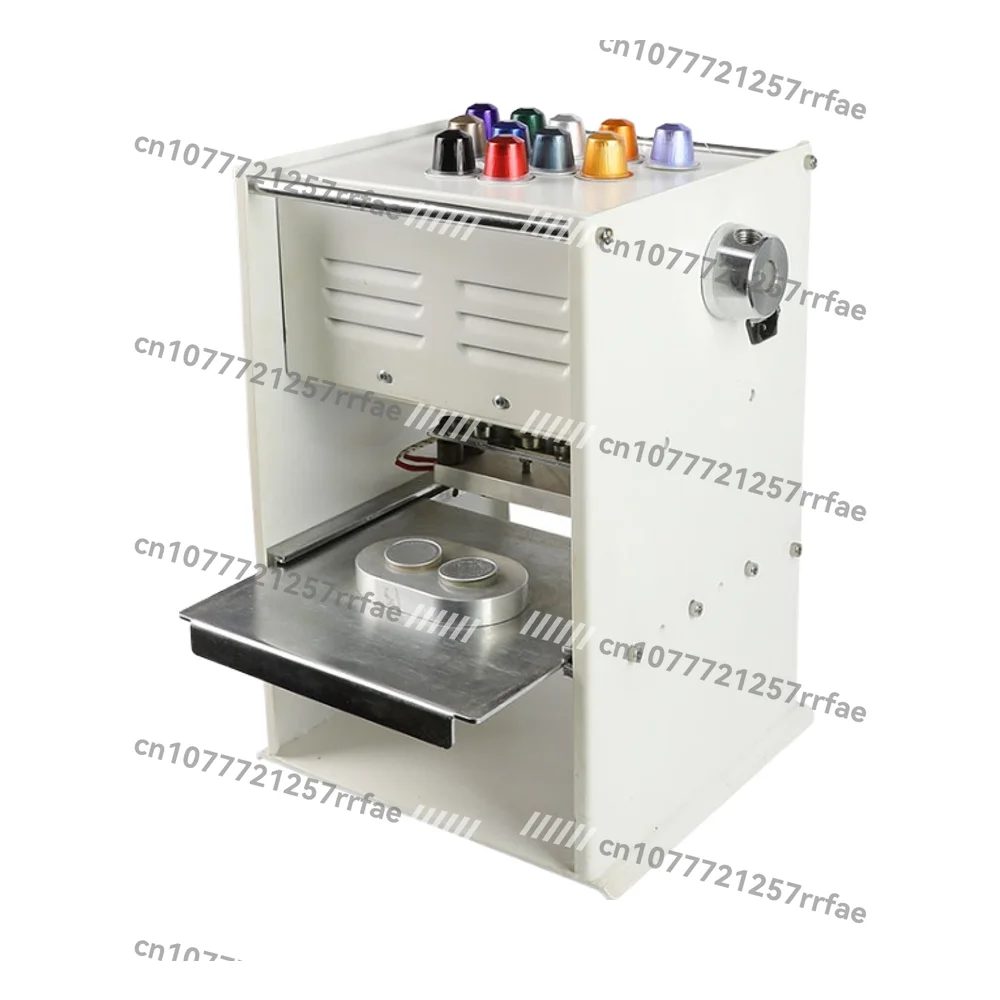 

Coffee Pods Sealer New Condition Aluminum Coffee Capsule Sealing Machine Foil Driven