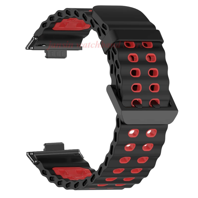 حزام سيليكون رياضي لساعة Huawei Watch Fit 4 Pro Band سوار بديل قابل للتنفس Correa لملحقات Huawei Fit3 Fit4