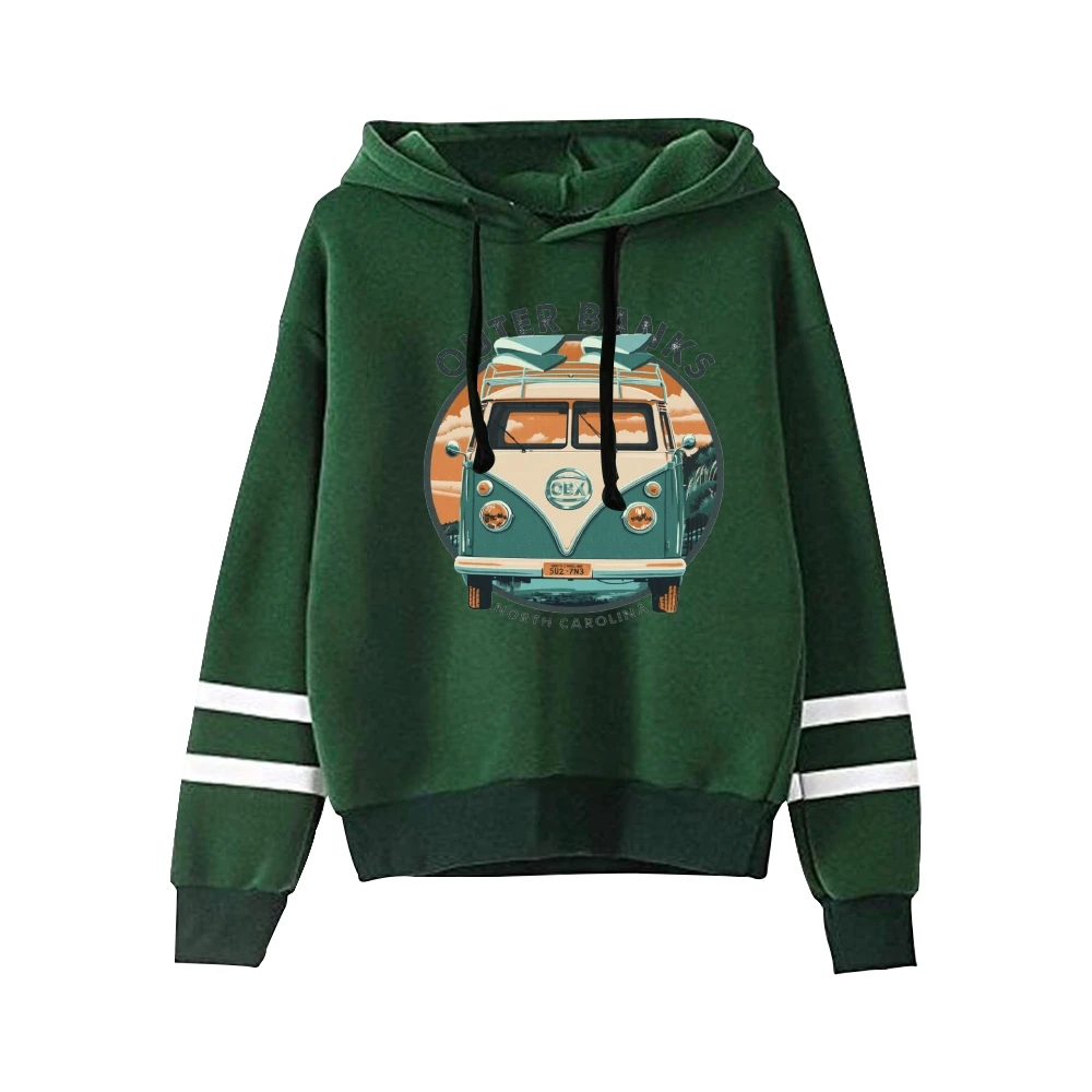 Außen banken TV-Serie Obx Merch Unisex Taschen lose Barren Ärmel Sweatshirt Männer Frauen Hoodie Mode Kleidung