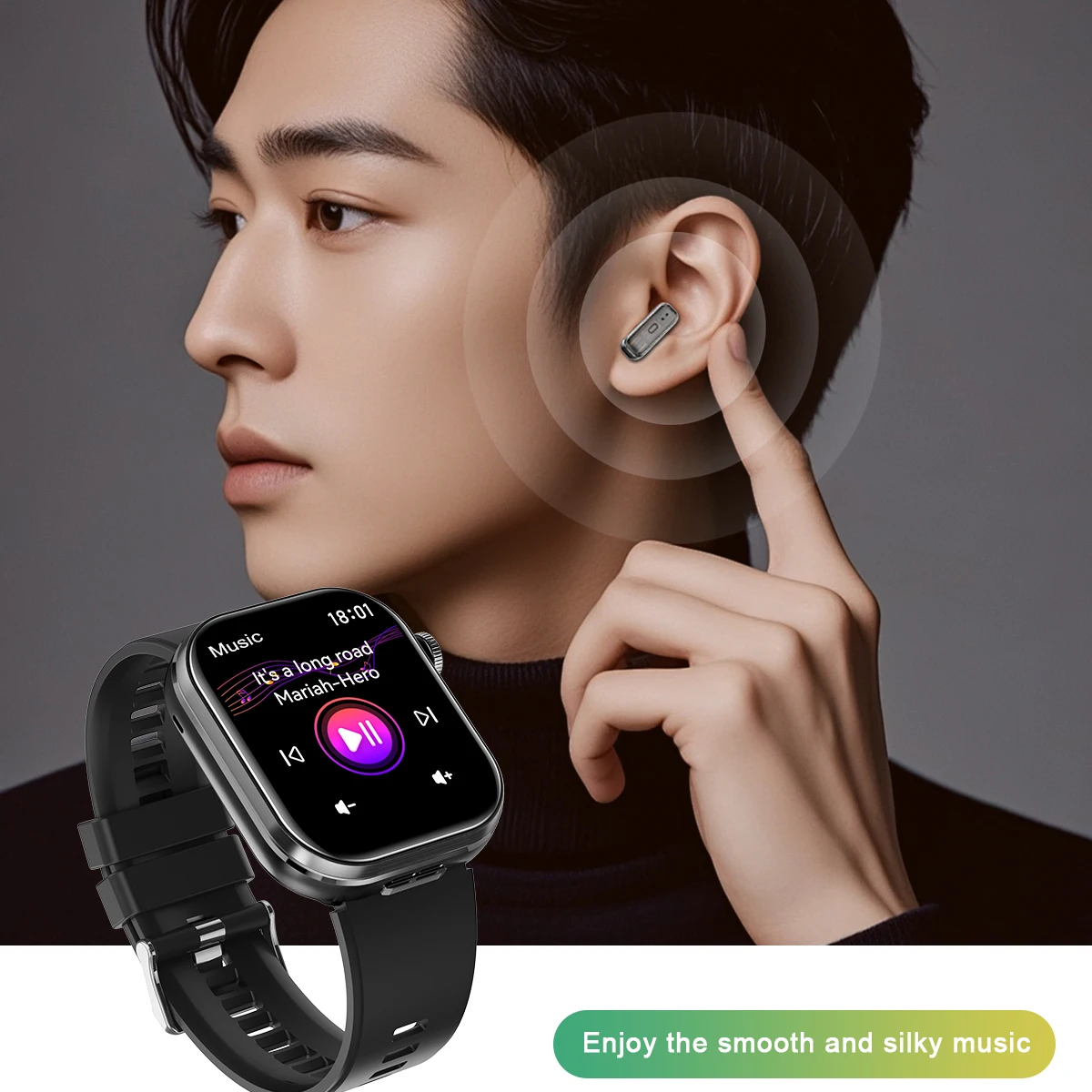 

Новые беспроводные TWS-наушники 2026 и умные часы 2-в-1 с IPS-экраном 2,02 дюйма, Bluetooth 5.0, функцией звонков, водонепроницаемостью IP67, смарт-браслет T99, 300 мАч