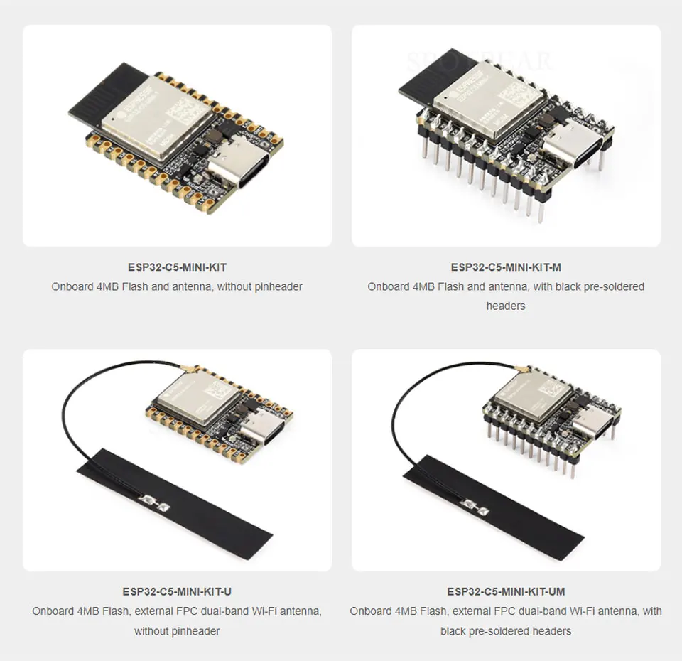 ESP32‑C5 Mini 240MHz RISC‑V IoT Development Board 2.4/5GHz WiFi6 BLE5 Thread/Zigbee 4MB Flash Type‑C For ESP‑IDF Arduino DIY