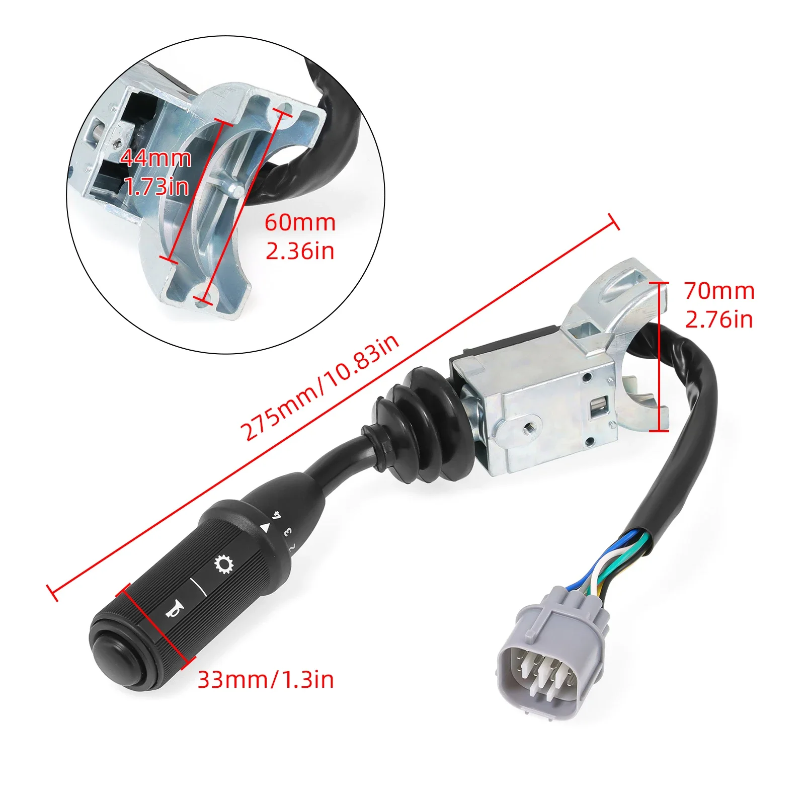70180297 Forward Reverse Column Power Shift Switch for JCB Backhoe