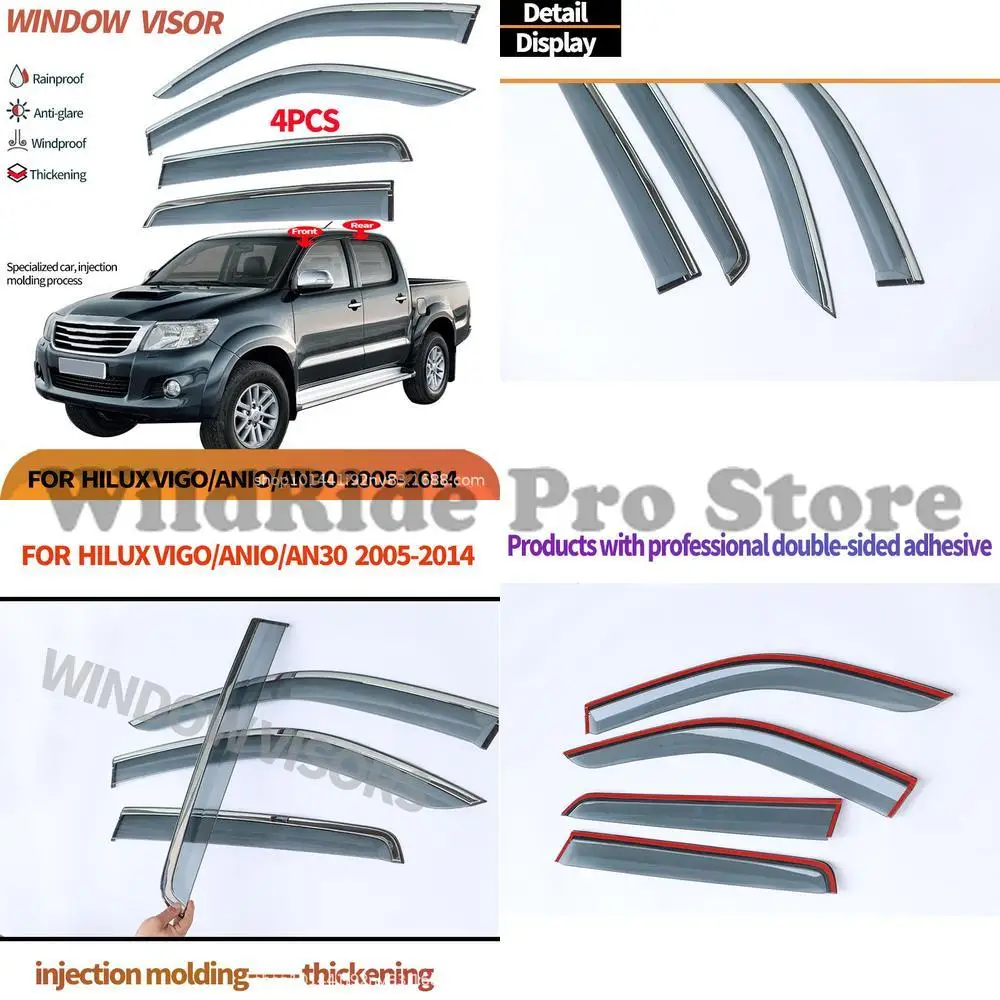 

1 set For Toyota Hilux Vigo 2005-2014 Window Rain Visor