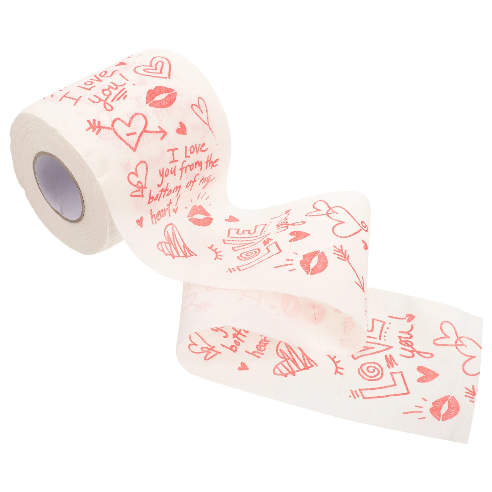 

Printed Tissue Toilet Paper Valentine Patterns Bath Towel for Bathroom Supplies Household Decorative