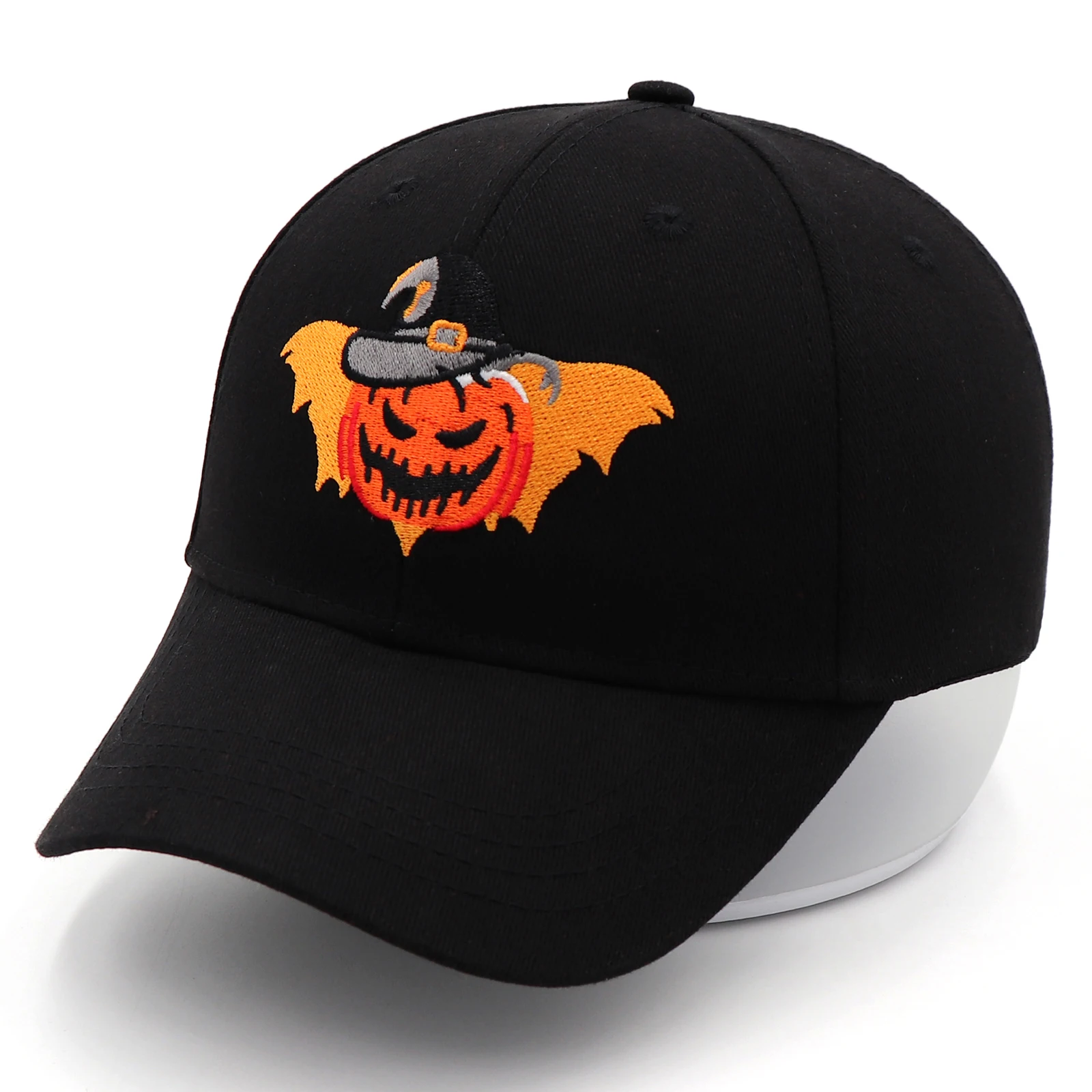 KOEP Halloween Pumpkin Bat Hats Adjustable Outdoor Sport Baseball Cap Fishing Caps Men Outdoor Hunting Jungle Hat