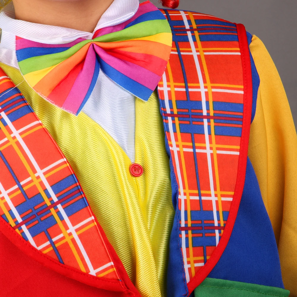 Karneval Zirkus freche Clown Cosplay Kostüme Kinder Neujahr Party Performance Kleidung keine Perücke