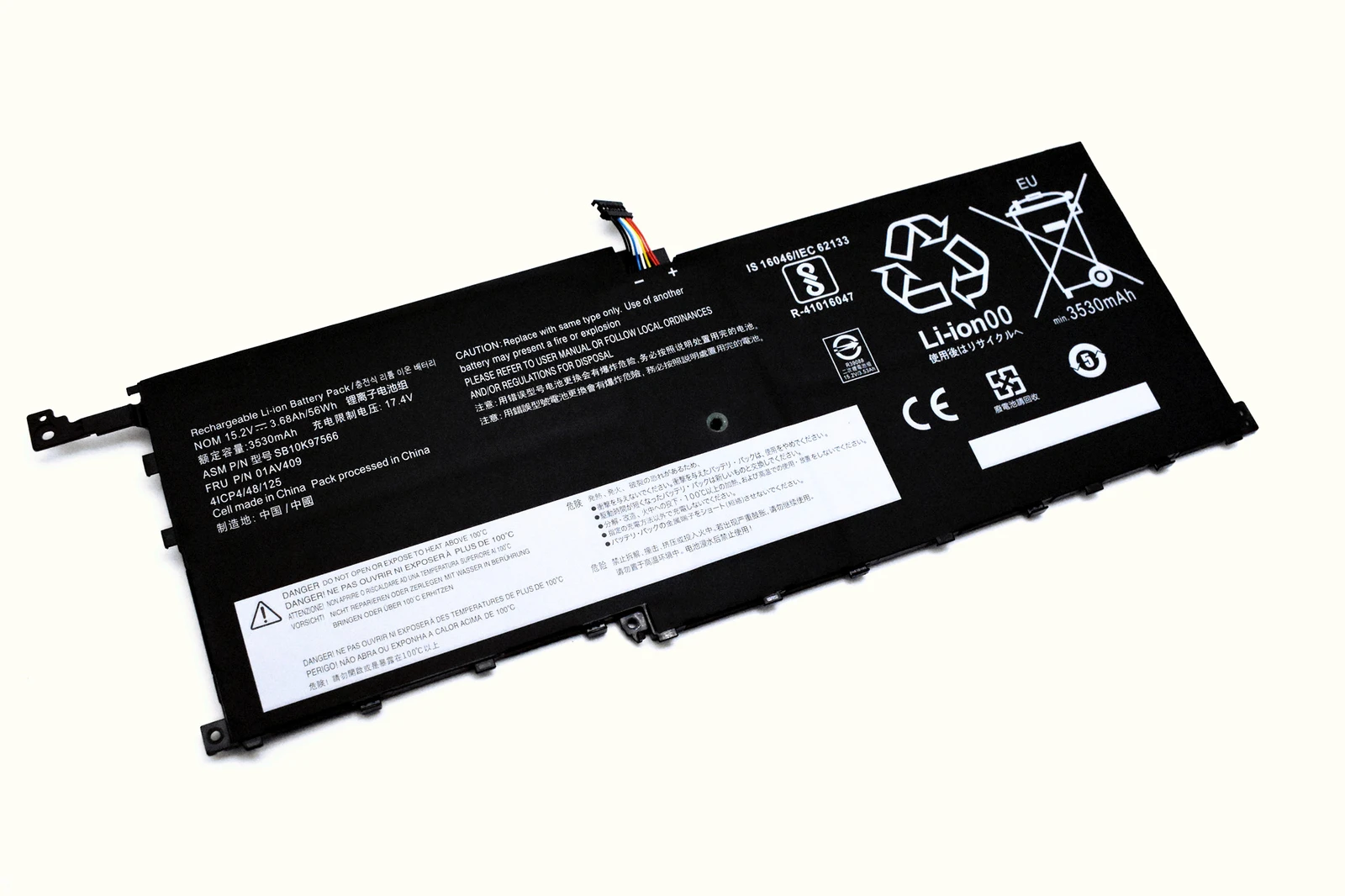 

56wh 00HW028 SB10F46466 Genuine Battery for LENOVO ThinkPad X1 Yoga Carbon 4th