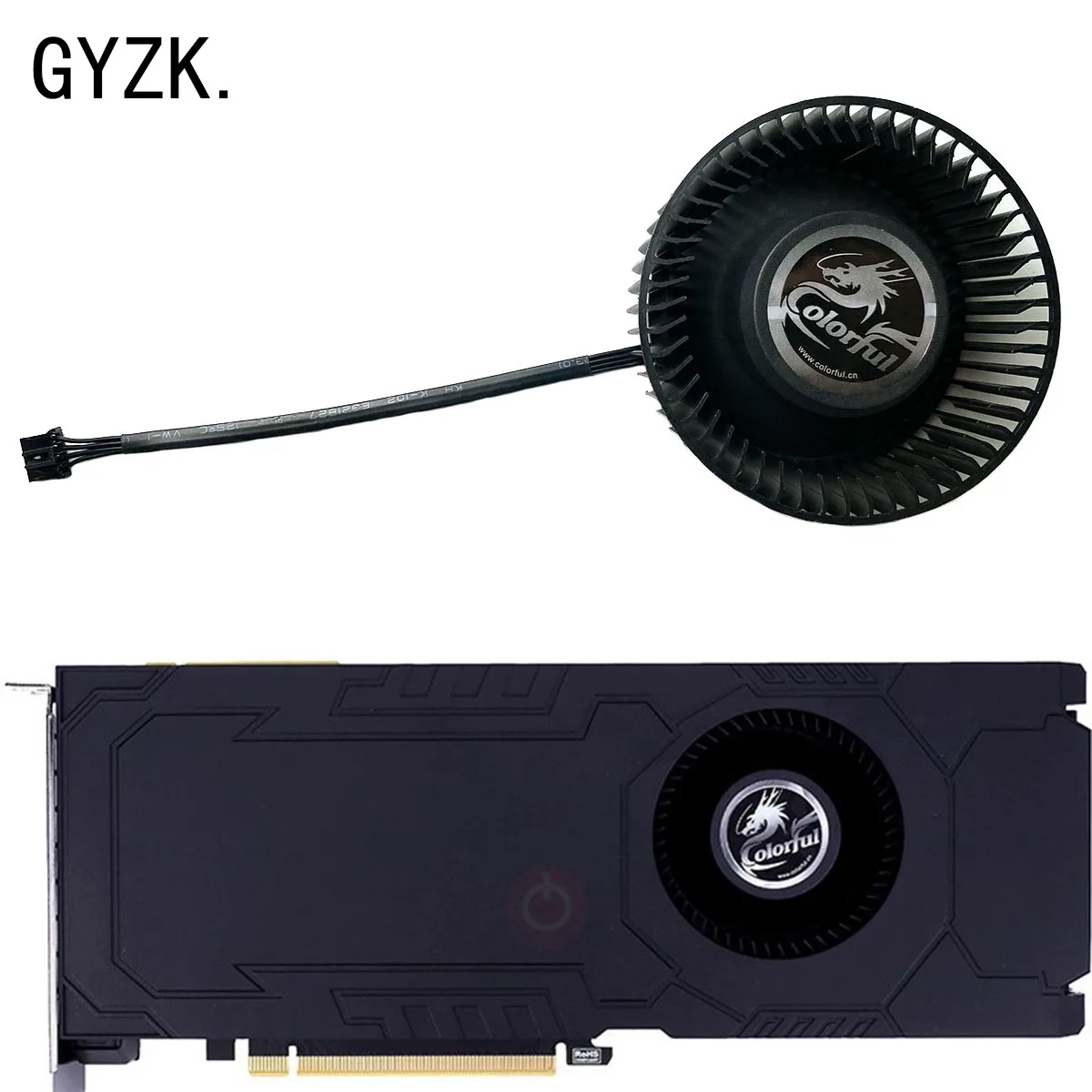 New For GALAX LEADTEK ZOTAC COLORFUL RTX2080ti Public version turbine Graphics Card Replacement Fan