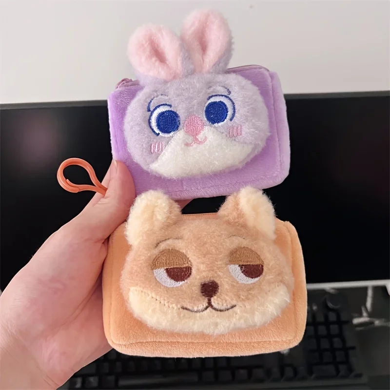 Disney Judy  Nick Apparel Accessories, plush,  for storing loose change, as rewards，party gift，daily Accessories，sweet decor