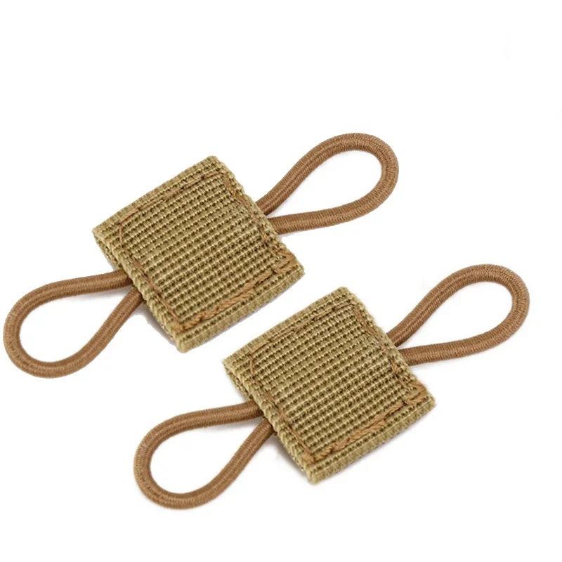 2pcs Molle System Backpack Buckle Fixed Strap Elastic Molle Ribbon for Antenna Stick Pipe hunting vest accessories