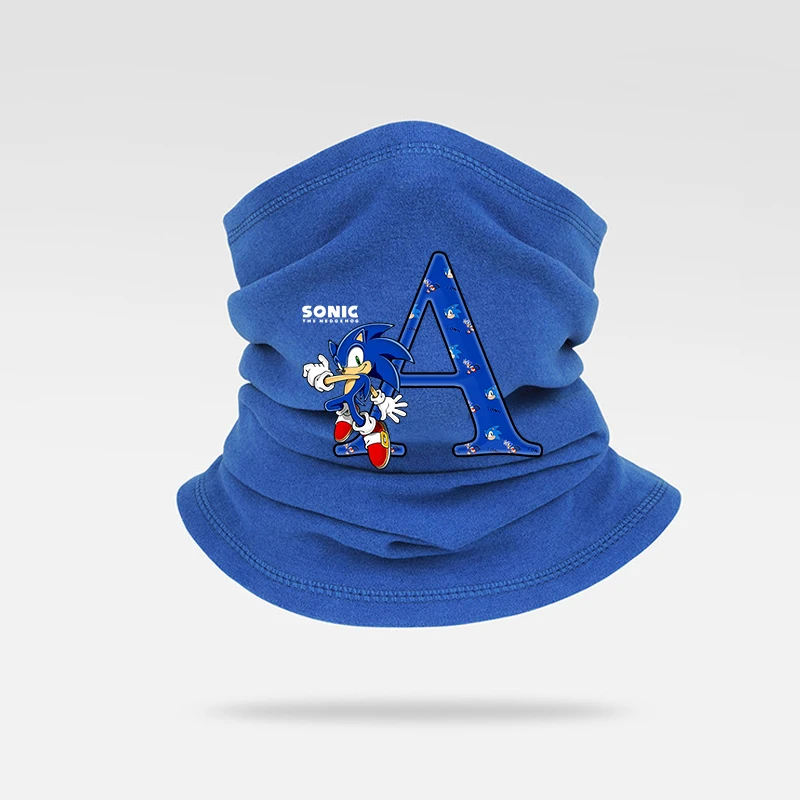 

Sonics Kid Adult Dralon Thermal Neck Gaiter Marvel Male Mask Bandana Windproof Face Scarf Balaclava Multifunctional Winter Scarf