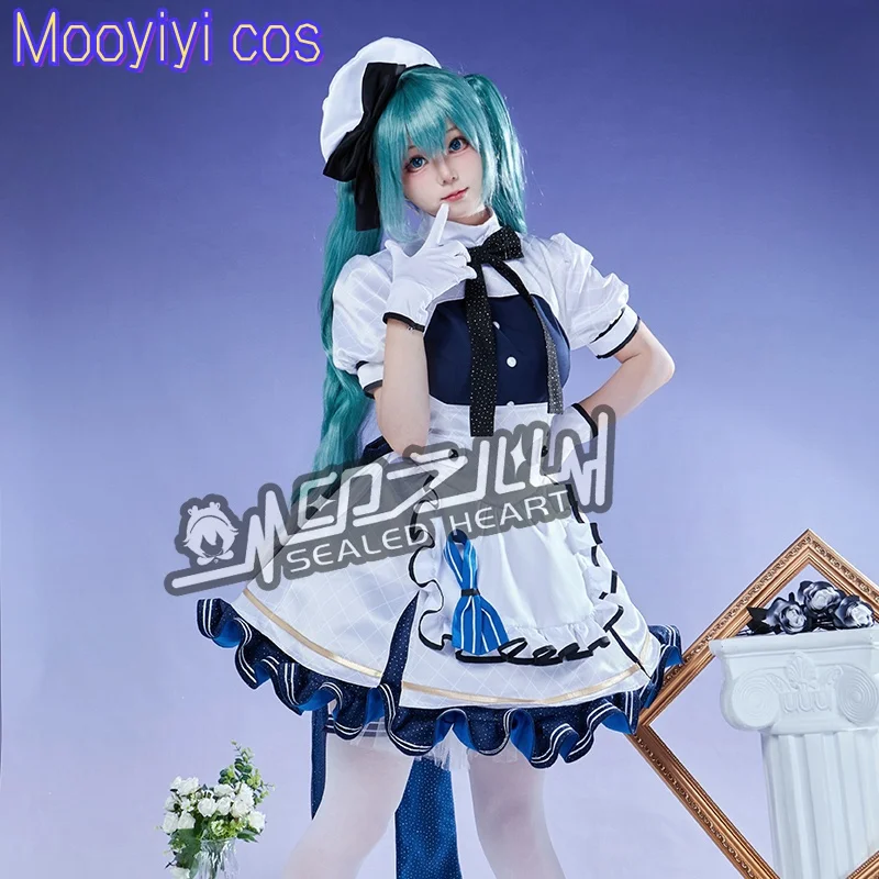 Nuevo disfraz de Cosplay Akiyama Mizuki para Halloween, Navidad, fiesta de juegos de rol, juego de exposición de cómic PJSK cos, Chef de pastelería femenina