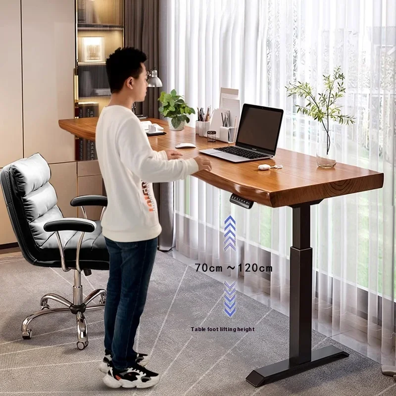 Adjustable Designer Executive Desk Wood Luxury Manager Executive Standing Table Electric Modern Mesa De Escritorio Furniture