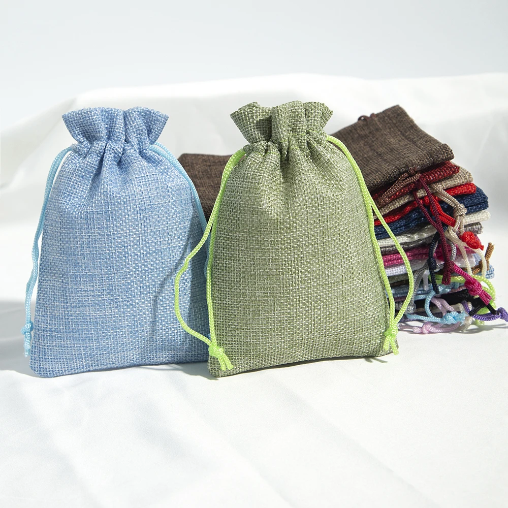 Sac cadeau en toile de Jute av - Jute Bag Packaging avis et prix