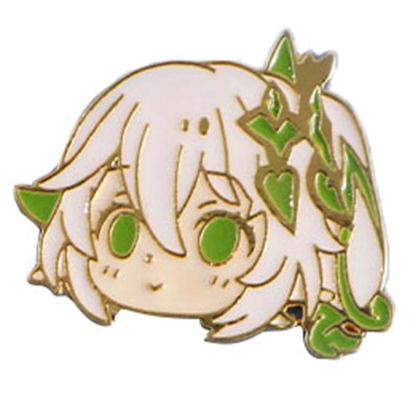 Genshin Impact ambitus Hu Tao Yae Miko Cyno Balladeer Tighnari Nahida colleagues brooch cartoon 3cm metal badge High Quality