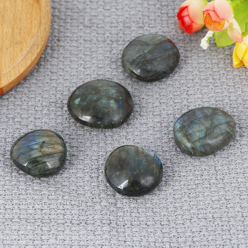 Natural Crystal Moonstone Raw Gemstone Ornament Polished Quartz Labradorite Handicraft Fish Tank Decorating Stone Healing Stone view 5