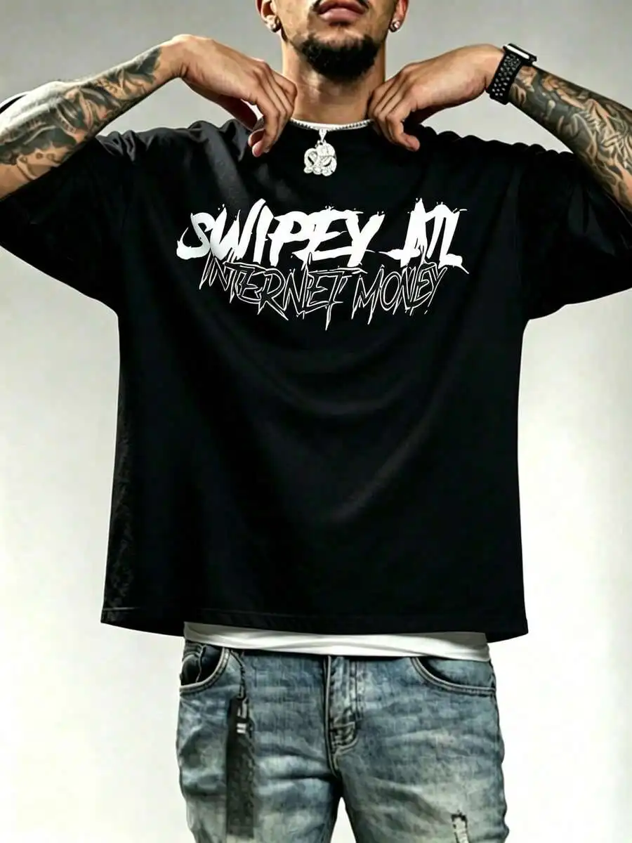 Internet Money T-Shirt, Internet Skull T-Shirt, 100% Pure Cotton, Y2K Style, Hip-Hop Street Elements, Digital Print, Perfect Gift.