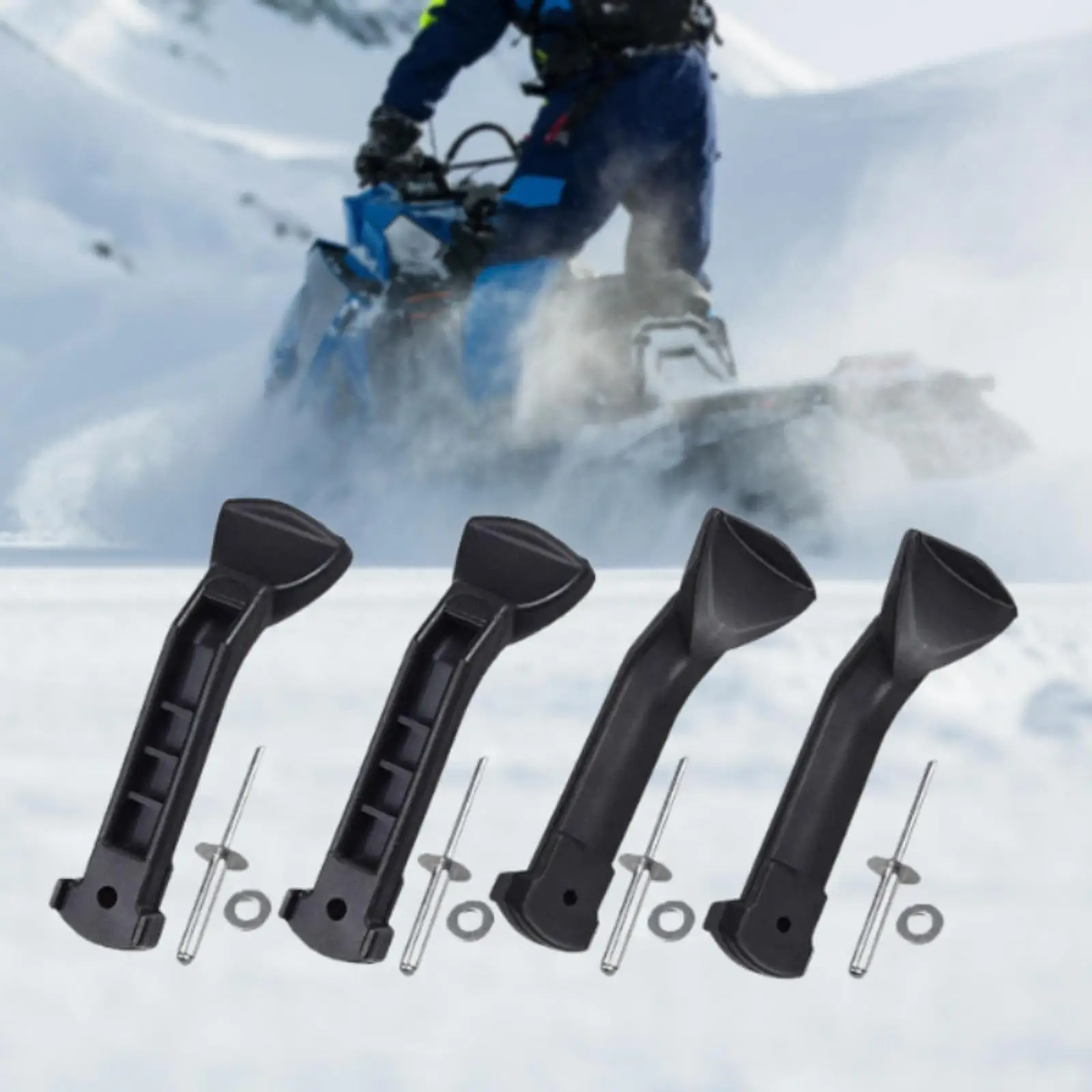 

4 Pieces Hood Strap Panel Latch Kit Accessories 517302448 Repairing Snowmobile Parts for V-800 07,09 600 HO/800 HO 07