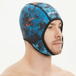 Neoprene 2mm Thicken Beach Winter Summer Diving Swimming Cap Ear Protect Hats for Man Women