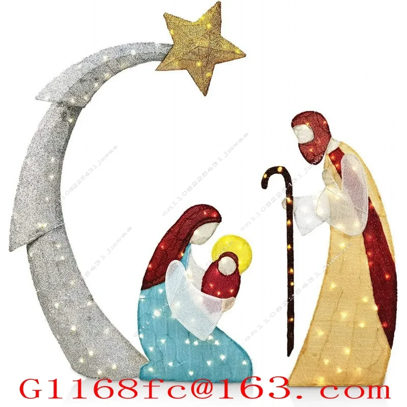 Christmas Scene Garden Decoration Christmas Easter Decoration Ornament