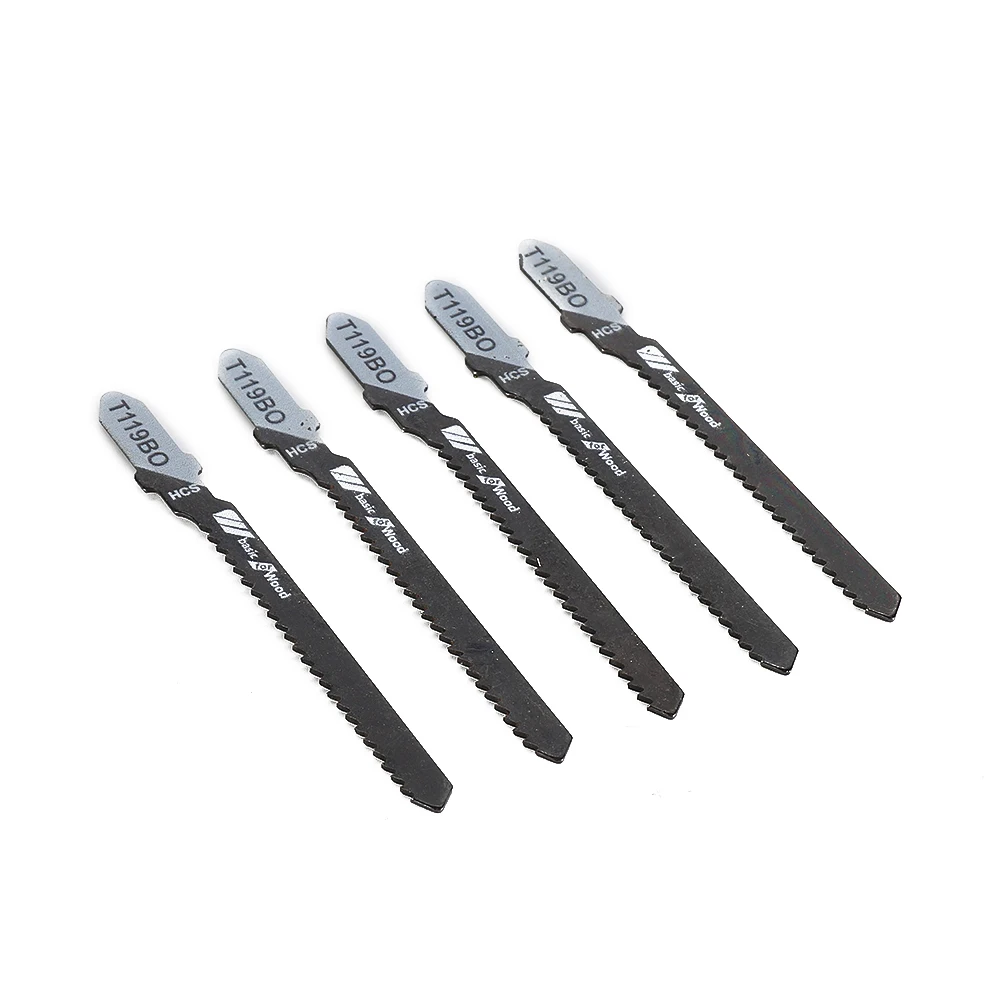 Scie sauteuse multifonctionnelle à tige en T, scie alternative pour outils, coupe du bois, métal oscillant, 3 pouces, 12TPI, HCS, 5 pièces par ensemble