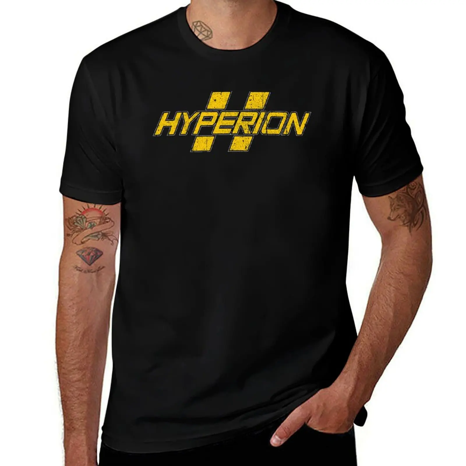 

Hyperion T-Shirt Basic Short Sleeve Cotton Blend T-Shirt