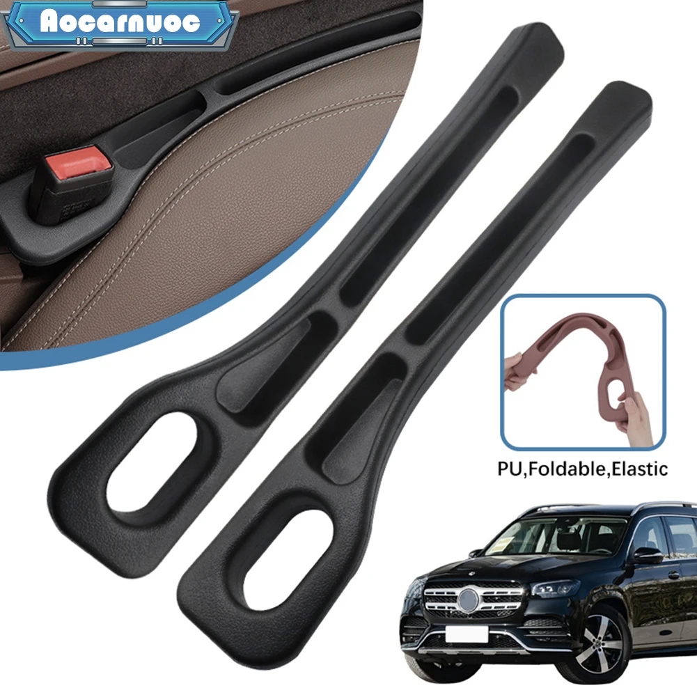 

2pcs/set Car Seat Gap Filler Strips Accessories For Mercedes Benz GLS Class X166 2016 2017 2018 2019 2020 2021 2022 2023 2024