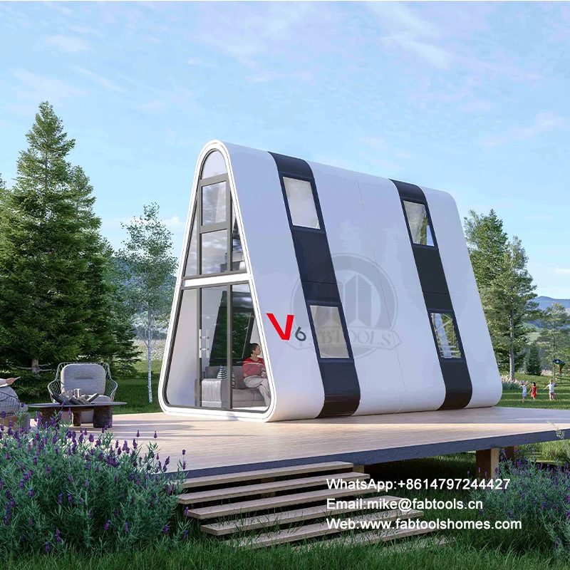 Modern prefabricated high quality outdoor office Detachable resort Hotel Comfortable living house