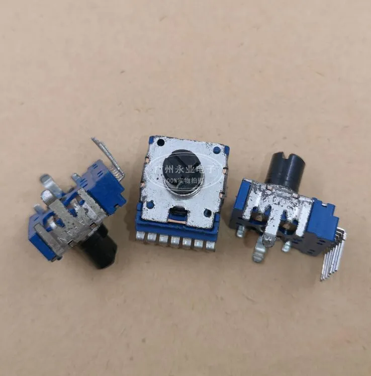 2 Piece RK14 Vertical 7 Feet Dual Rotary Potentiometer A10K Electronic Organ Volume Adjustment 7MMF