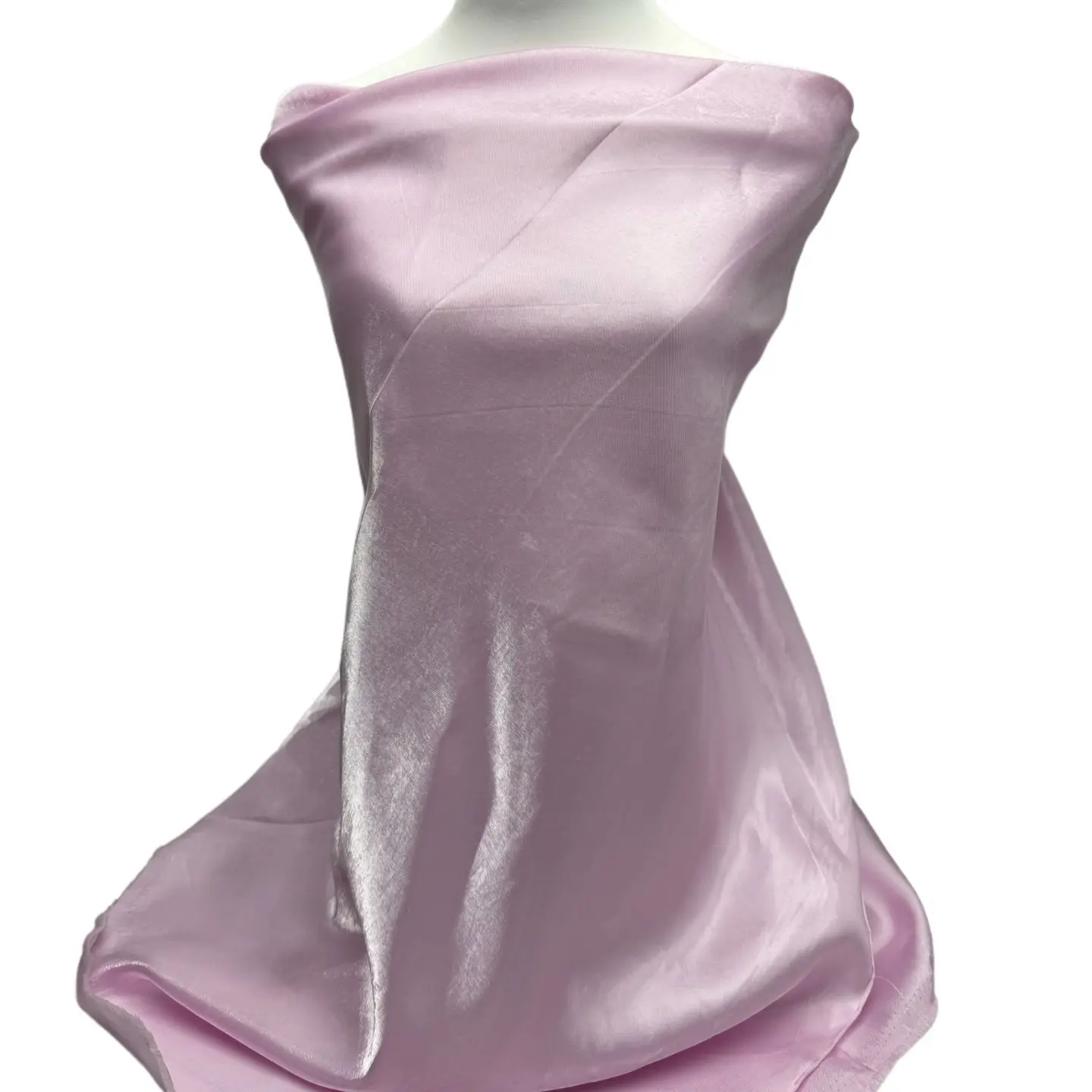 Luxurious 41 color glossy stiff crystal satin fabric sewn high-end wedding dress stage dress organza satin fabric
