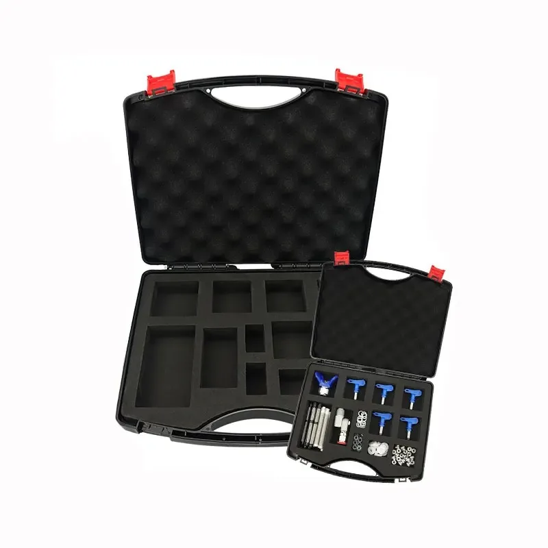 

Аксессуары для безвоздушного распылителя, ящик для инструментов для хранения органайзеров, сиденье сопла, пистолет-распылитель, фильтрующая шкала, универсальная прокладка шарнирной головки