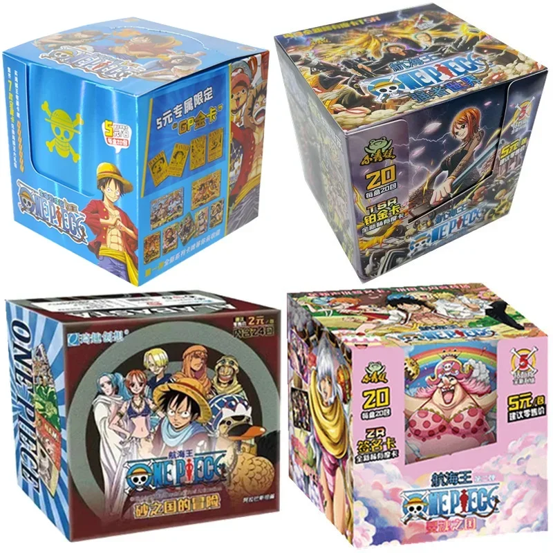 New Original Japanese Anime ONE PIECE Collection Card Cartas Luffy Roronoa Sanji Nami TCG Game Cards Children Birthday Gift