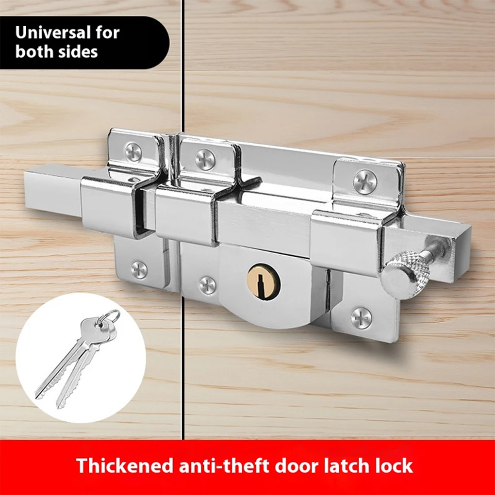 

High Quality Thickened Fence Door, Cross Key, Old-fashioned Exterior Lock, Anti-theft Door, Wooden Door, Mechanical Bolt Lock