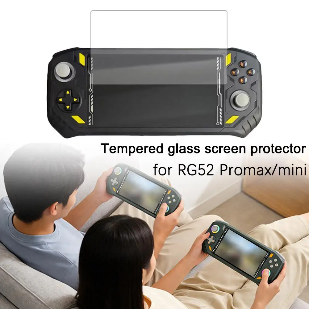 Tempered Glass Screen Protector For RG52 Mini Pro Max HD Clear Film For Handheld Gaming Console