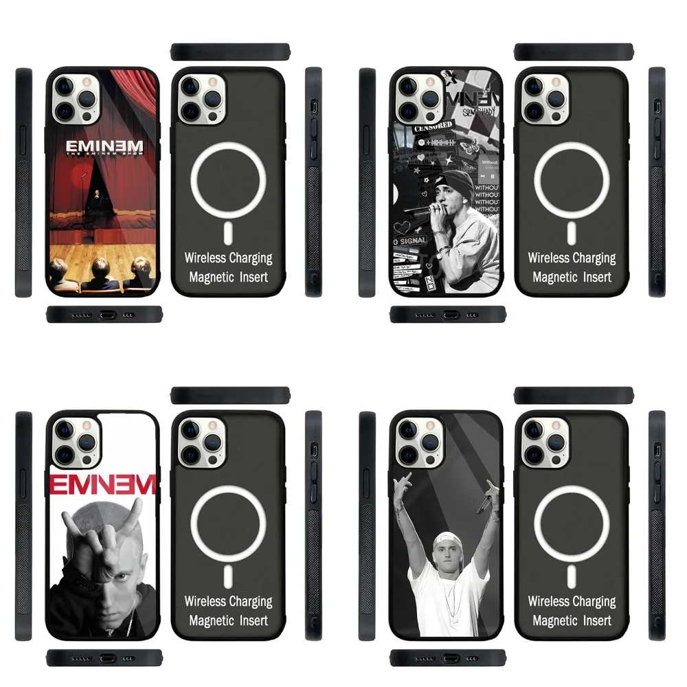 E-Eminem Rapper Rap God Phone Case Strong Magnetic For IPhone 15,14,13,Pro,Max,Plus,11,12,Mini For Magsafe Wireless Charging