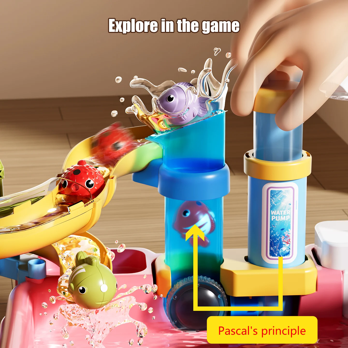 Elektrische speelgootsteen Keukenspeelset Kinderen Waterspel Rollenspel met fruit Groenten Voedsel Magnetisch visspel voor jongens en meisjes