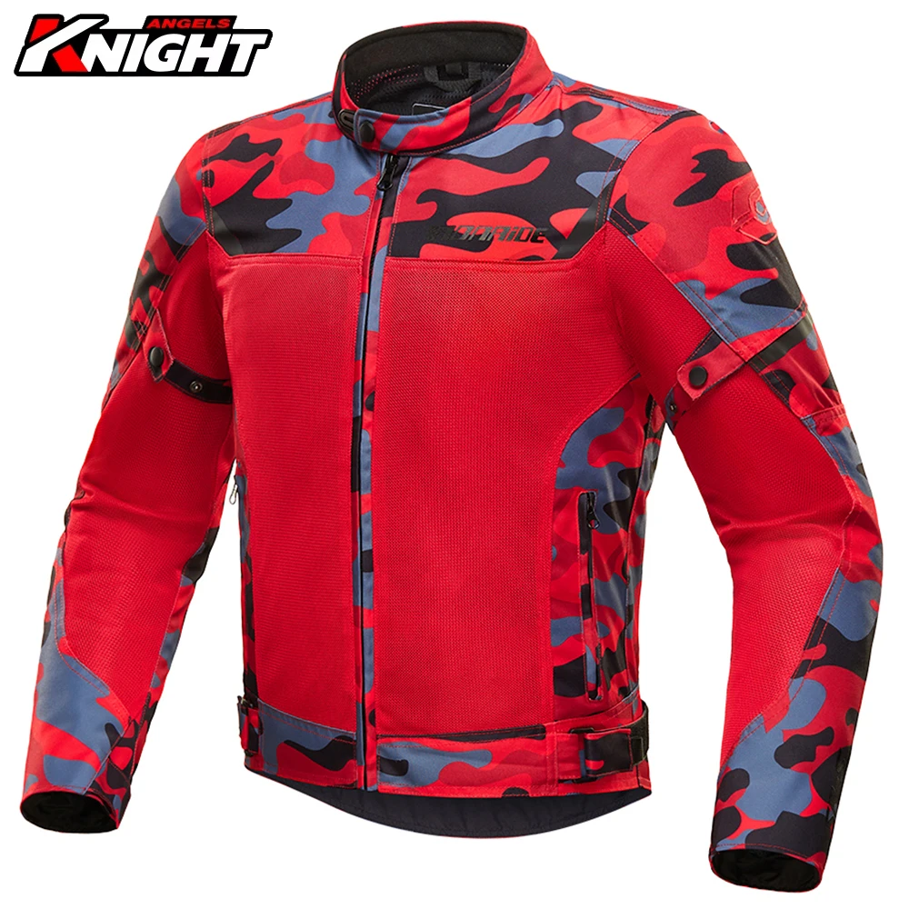 

Motorcycle Jacket Breathable Mesh Summer Men Riding Clothing Anti-fall Moto Protective Gear Motorbike Motorcross Jacket