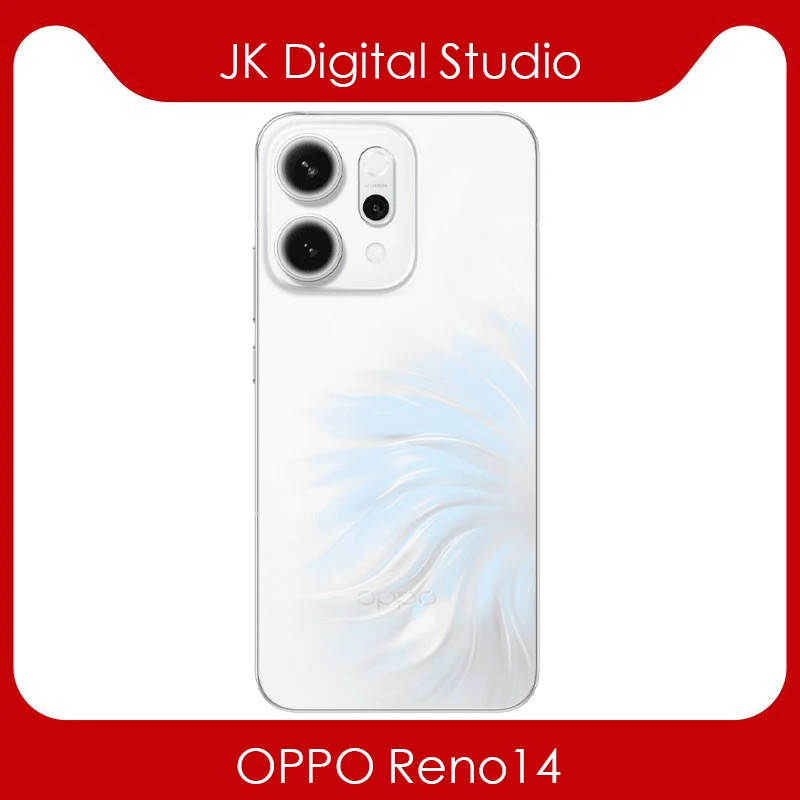 هاتف محمول جديد OPPO Reno14 Reno 14 5G MTK Dimensity8350 6.59 بوصة AMOLED 50MP كاميرا 6000Mah 80W SuperVOOC IP69 NFC OTA