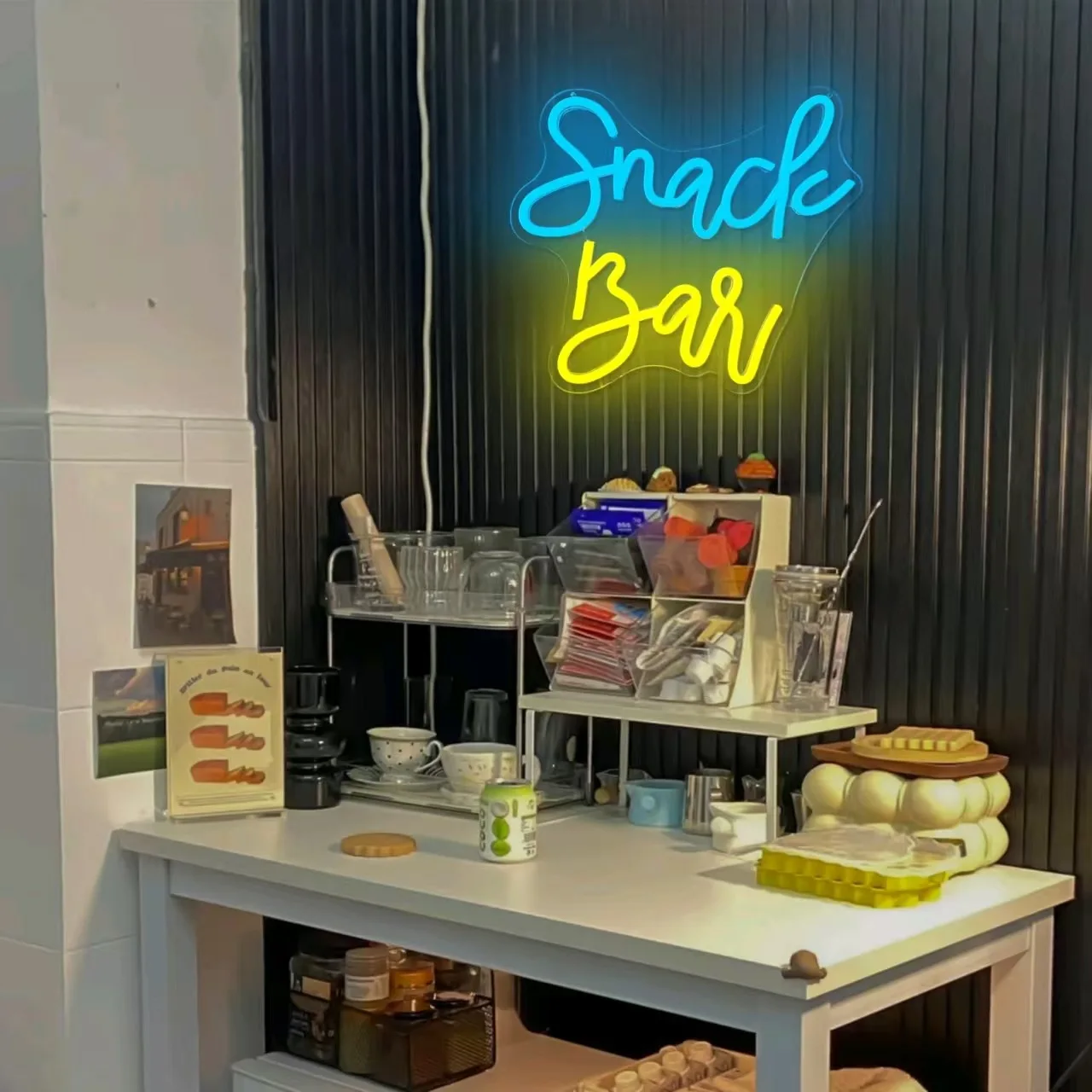 USB-shaped neon LED advertising sign, light-emitting decorative lamp, waterproof letter battery box, internet-famous creative la