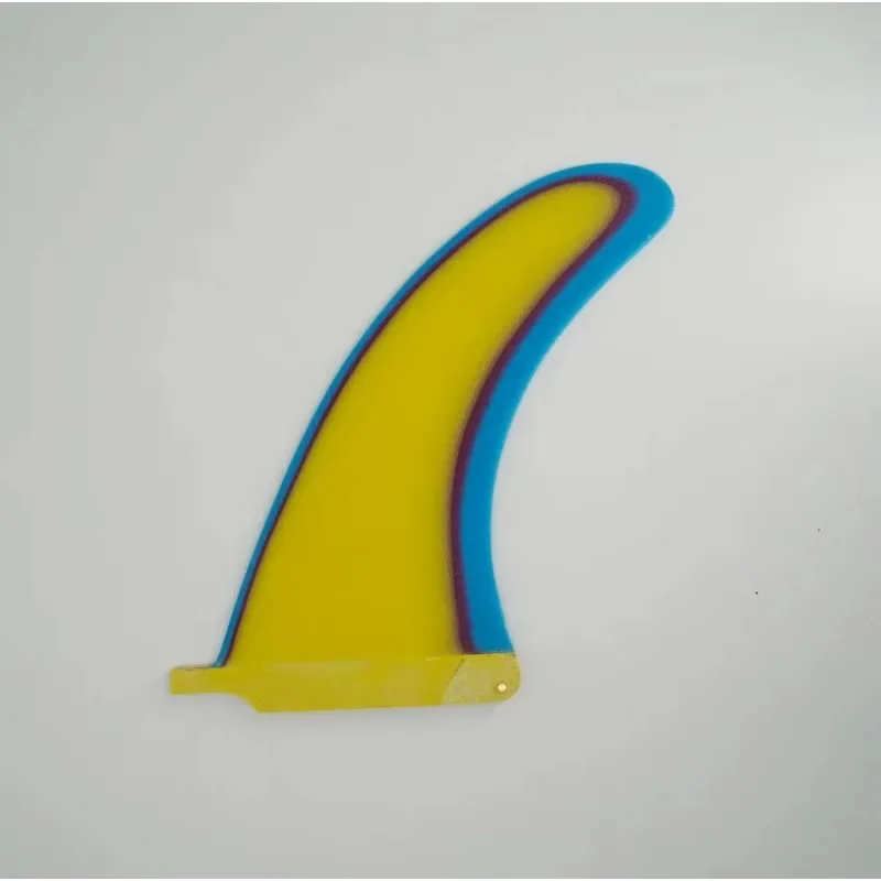 Manufacture Surfboard Fins Surfing Longboard Fins Handcraft Fiberglass Single Fin 3- Colors