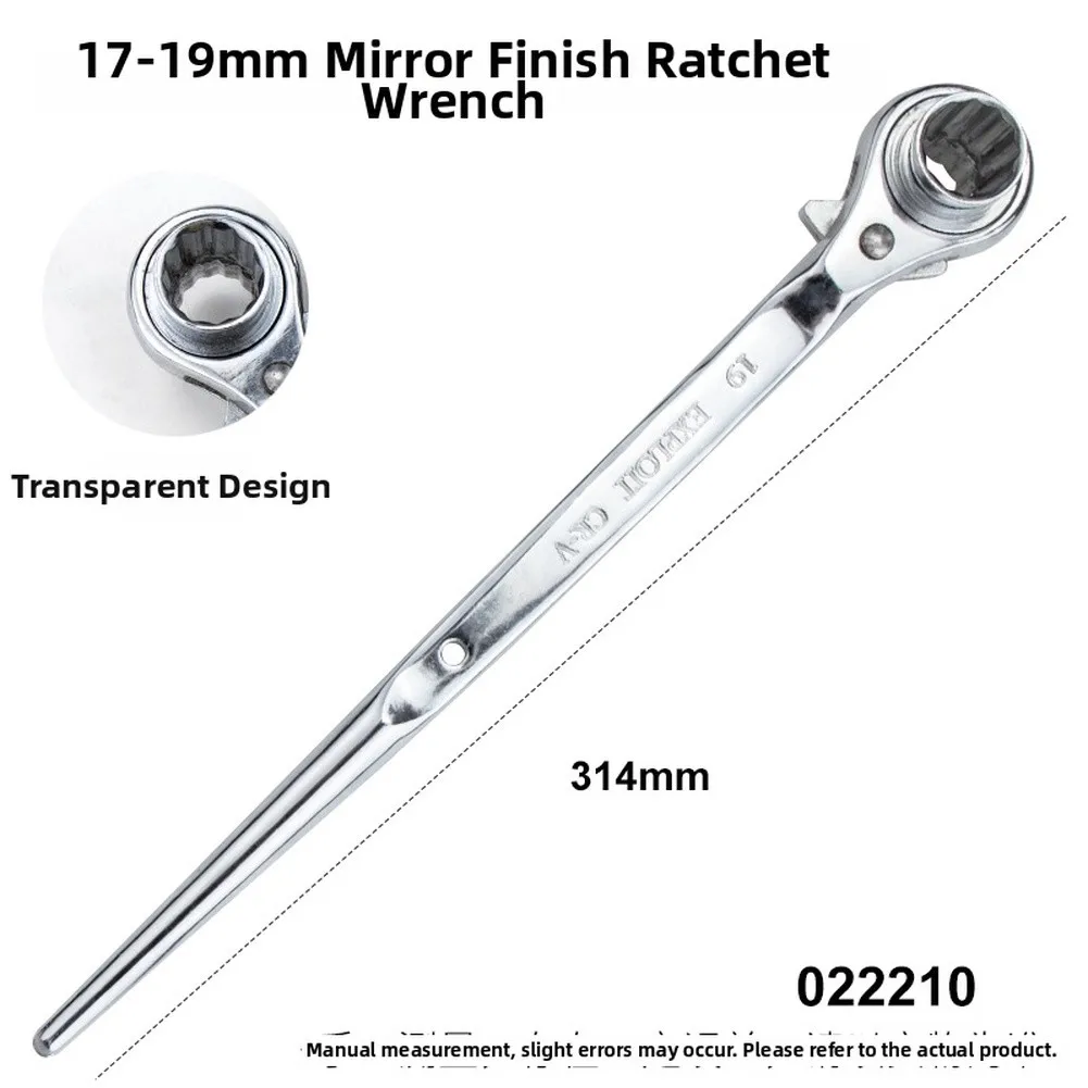Mechanic Hand Tool Double Direction Wrench High-quality Steel Dual-way Switch Comfortable Grip Dual Direction Ratchet Spanner