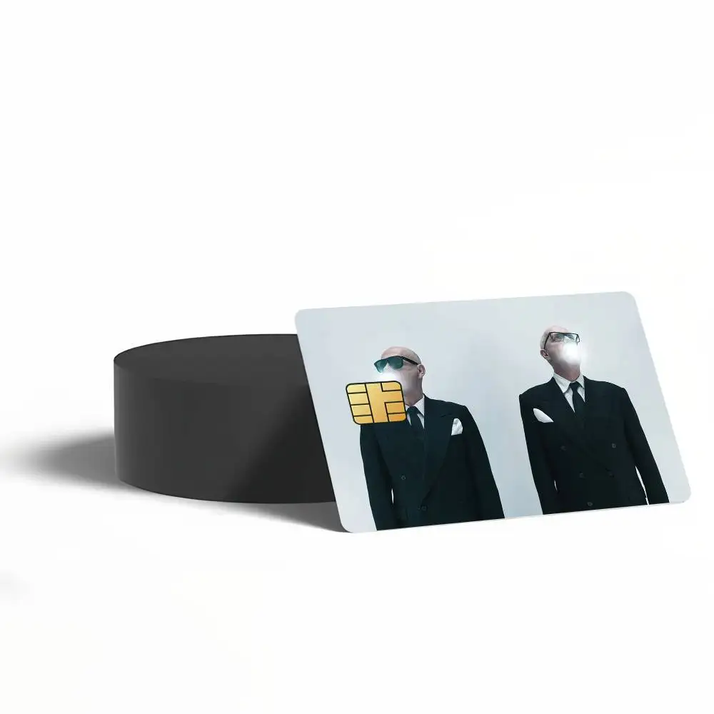 Singer P-Pet S-Shop Boys Card Stickers for Bank Access Protective Waterproof Film Cover Sticker Surprise Gift