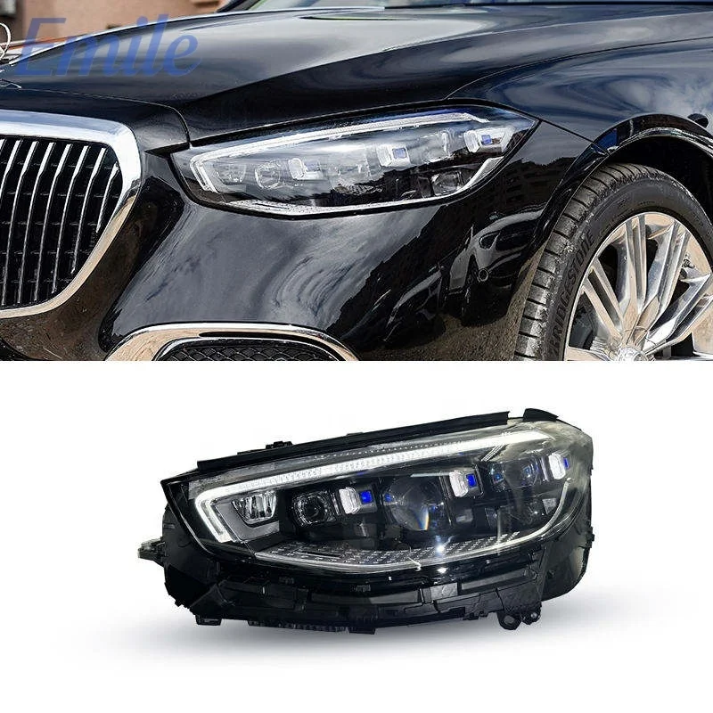 

Для Mercedes-Benz S-класса W223: высококачественные светодиодные фары для S500, S450, S450L (2022, 2023, 2024 гг.), артикулы A2239065105, A2239065205