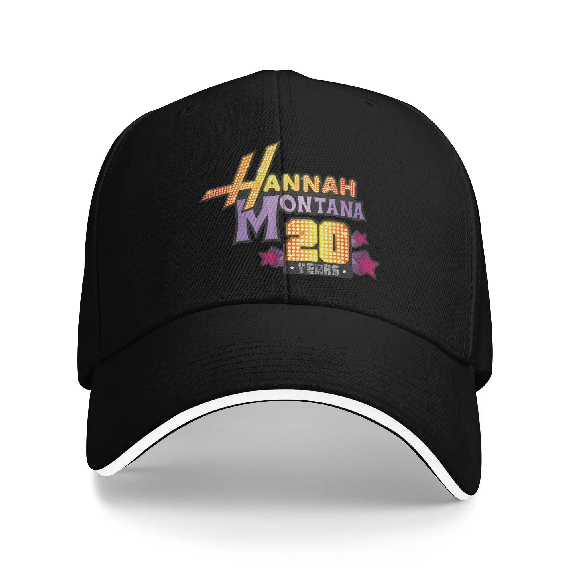 Hannah Montana 20Th Anniversary Comedy Baseball Cap Vintage Men Adult Trucker Hat Adjustable Design Kpop Rock Baseball Caps
