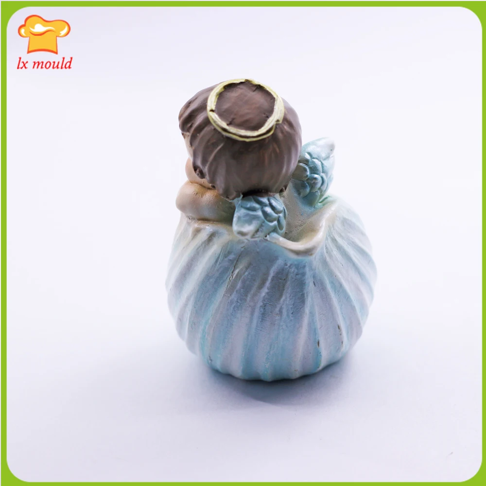 3D Conch Doll Silicone Mold for Chocolate Fondant Sugarcraft Candy Baking DIY Clay Resin Mould