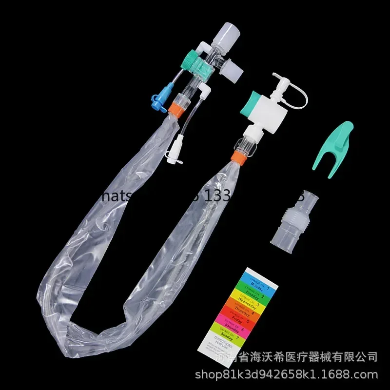 

wholesale Disposable closed sputum suction catheter Medical sputum suction tube Infant adult negative pressure adjustable closed