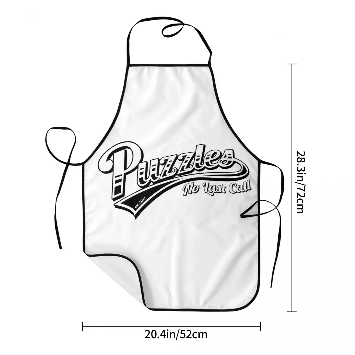 Puzzles Bar - How I Met Your Mother Aprons Chef Cooking Cuisine Tablier Sleeveless Bib Kitchen Cleaning Pinafore for Women Men