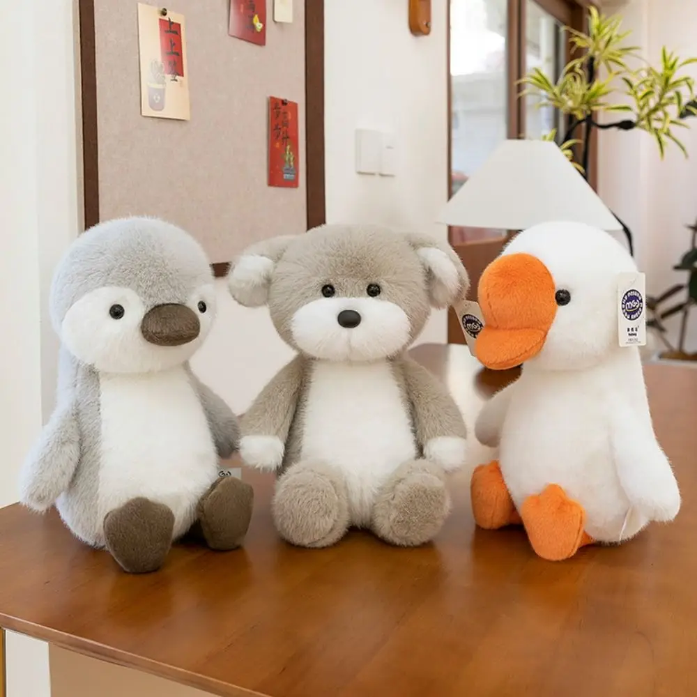 

Handmade Dog Animals Plush Toys PP Cotton Penguin Stuffed Animal Doll Simulated Great White Goose Dolls