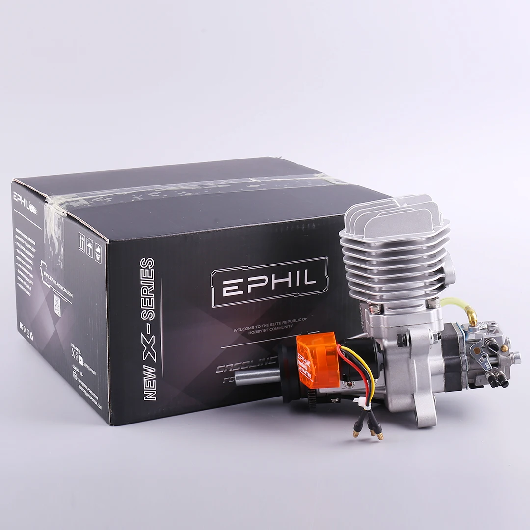 

Подходит для модели Ephil XG-38cc-R Pro, бензиновый двигатель, горячая пожарная головка, электрический стартер, одноцилиндровый задний фиксированный крыло
