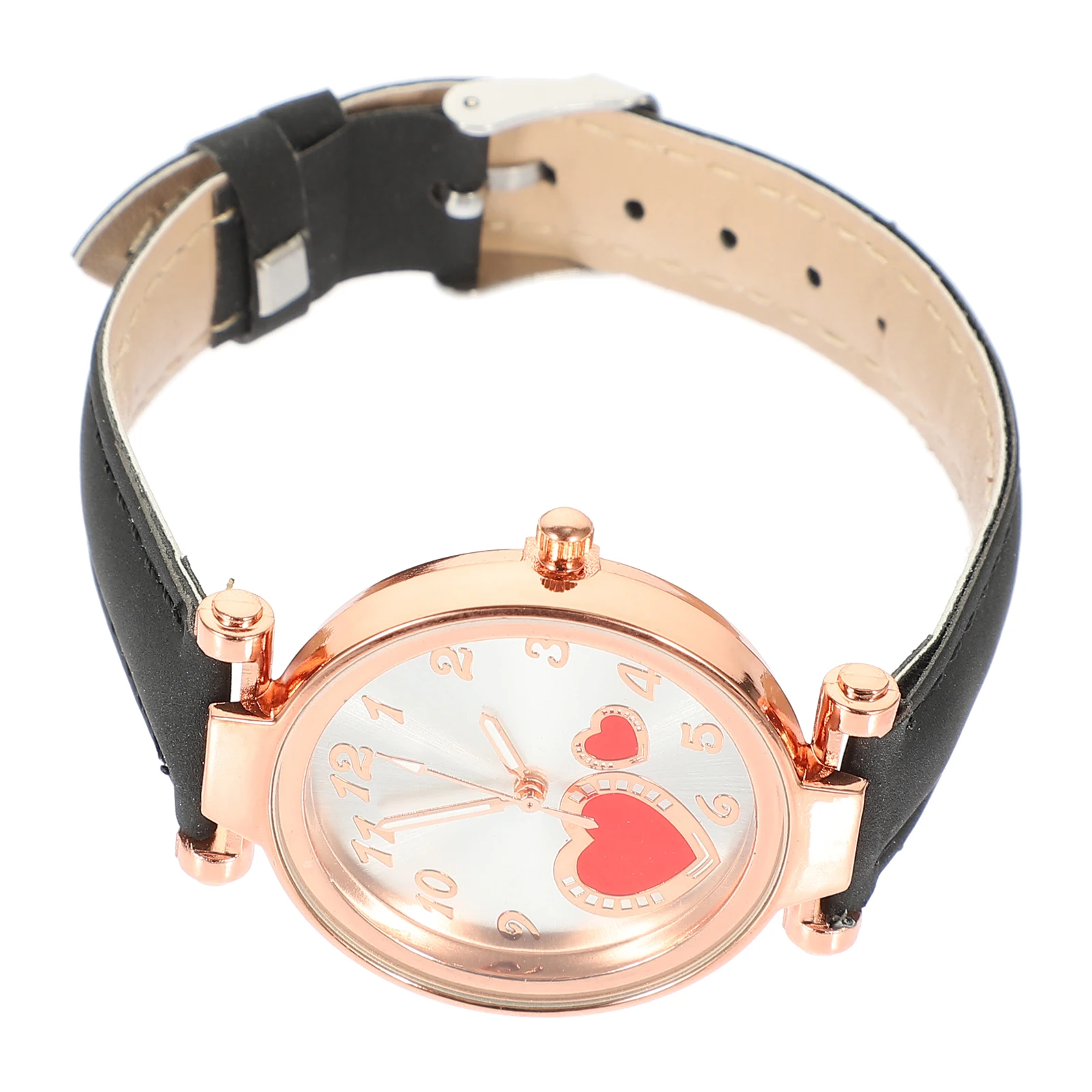 

's Quartz Watch Ladies Wrist Decorate for Women Wristwatches Black Small Women's